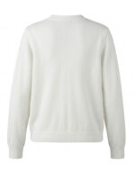 Hilogo Women's White Knit Cardigan Sweater - Basic Long Sleeve Button Down Casual Open Front Layering Top for Four Seasons - Image 5